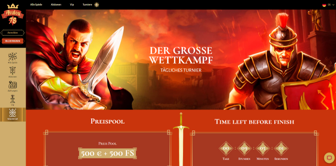 Avalon78 Casino Aufregende Turniere